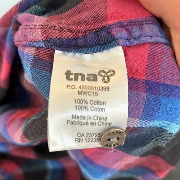 TNA classic fit plaid button up - Picture 7 of 7
